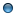 bullet ball glass blue